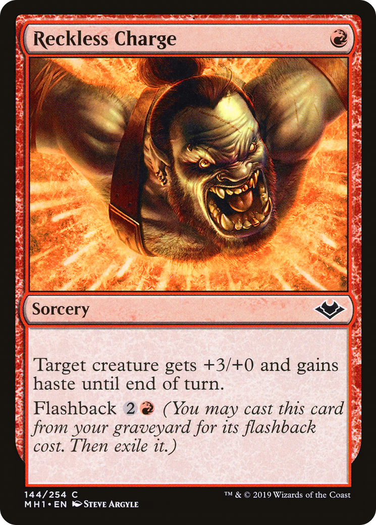 Reckless Charge (144) Foil - Modern Horizons