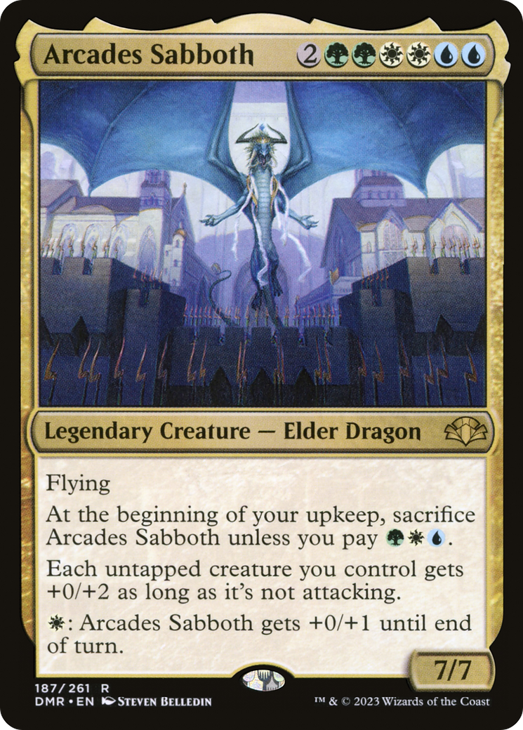 Arcades Sabboth (187) Foil - Dominaria Remastered