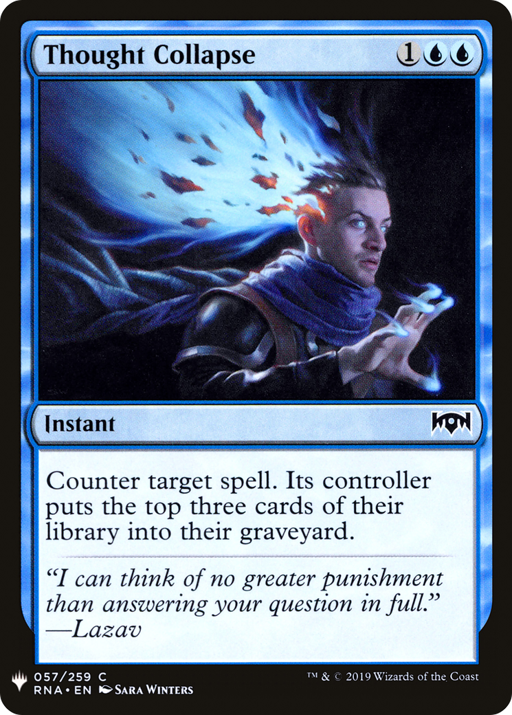 Thought Collapse (RNA-57) - The List