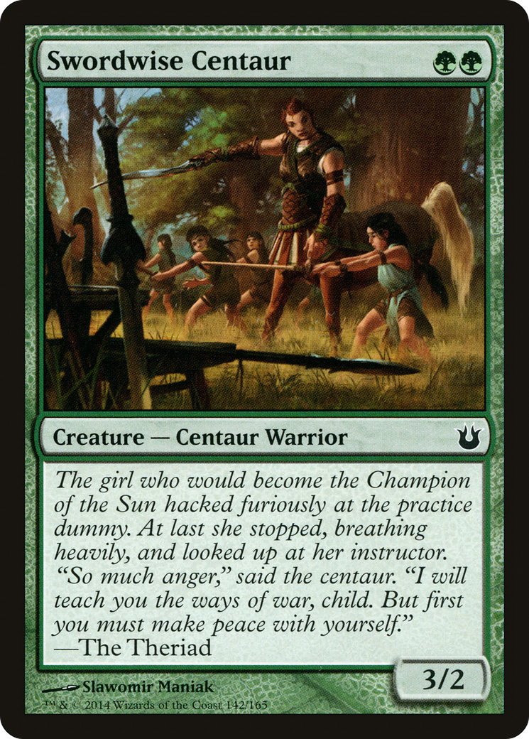 Swordwise Centaur (142) - Born of the Gods