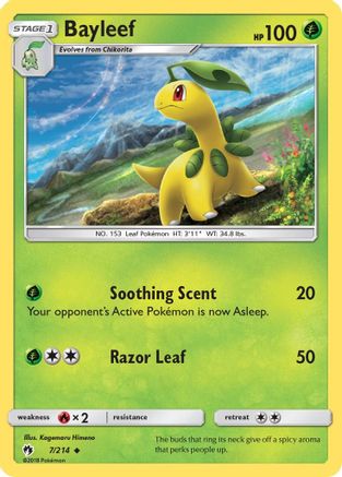Bayleef (7) Reverse Holofoil - Lost Thunder