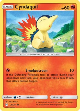 Cyndaquil (39) - Lost Thunder