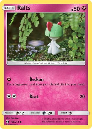 Ralts (139) Reverse Holofoil - Lost Thunder