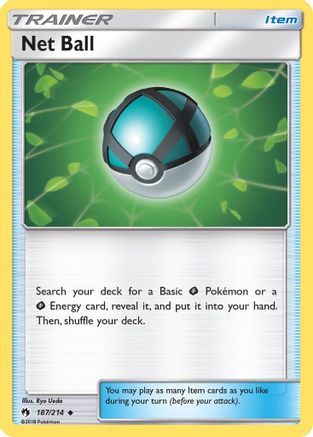 Net Ball (187) Reverse Holofoil - Lost Thunder