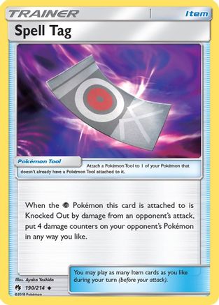 Spell Tag (190) - SM Lost Thunder
