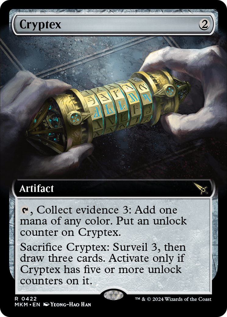 Cryptex (Extended Art) (422) Foil - Murders at Karlov Manor