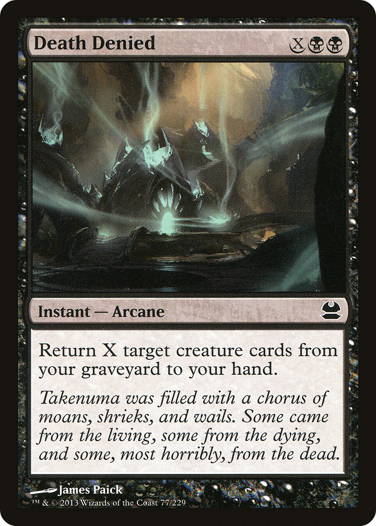 Death Denied (077) Foil - Modern Masters