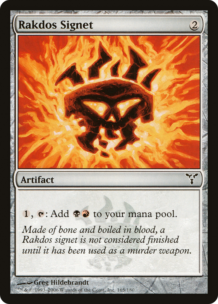 Rakdos Signet (165) - Dissension