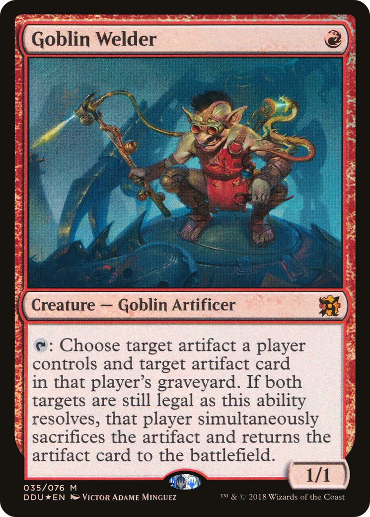 Goblin Welder (035) Foil - Duel Decks: Elves vs. Inventors