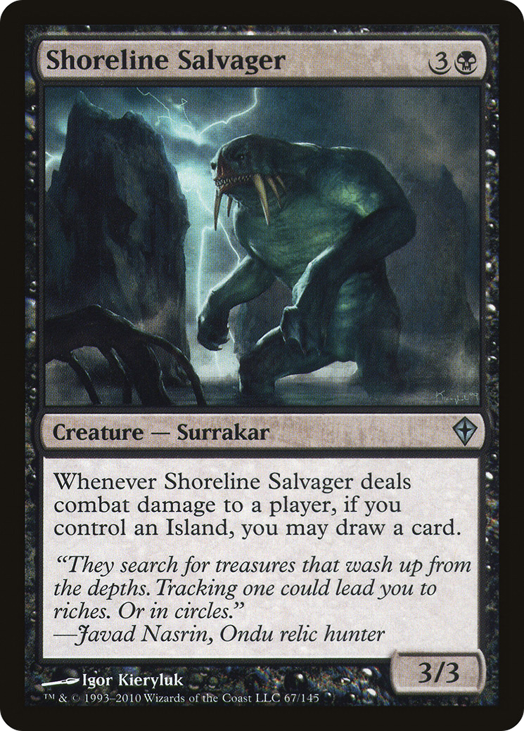 Shoreline Salvager (067) Foil - Worldwake