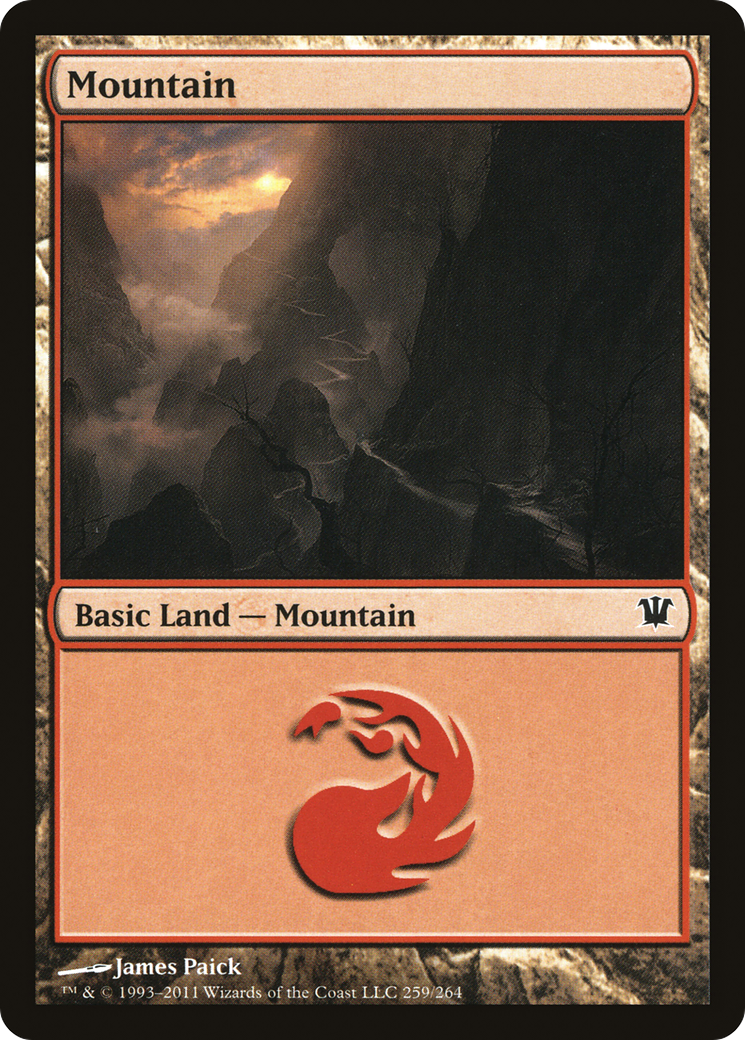 Mountain (259) Foil - Innistrad