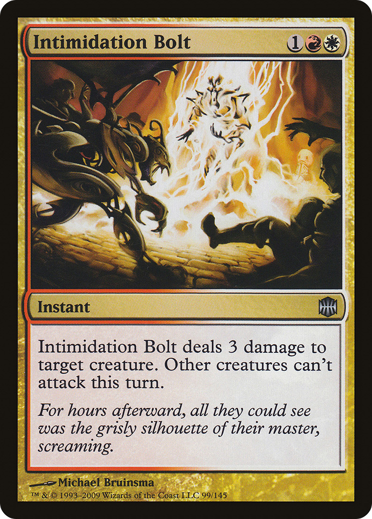 Intimidation Bolt (099) - Alara Reborn Foil