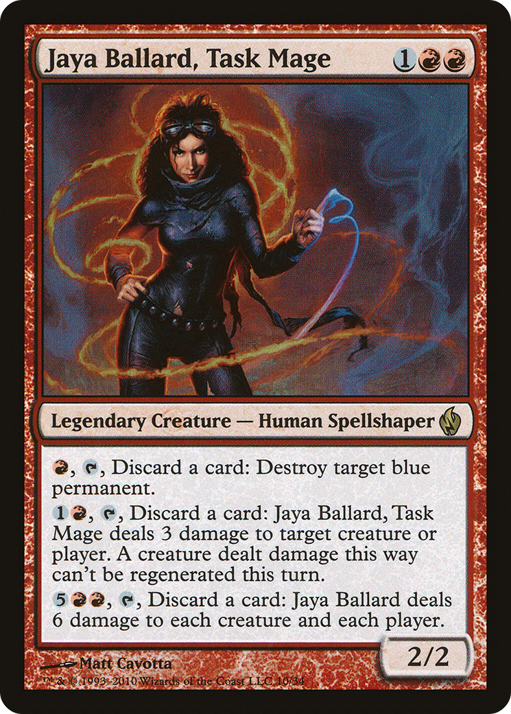 Jaya Ballard, Task Mage (010) Foil - Premium Deck Series: Fire and Lightning