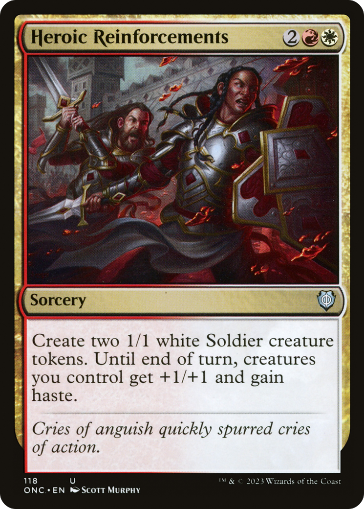 Heroic Reinforcements (118) - Phyrexia: All Will Be One Commander