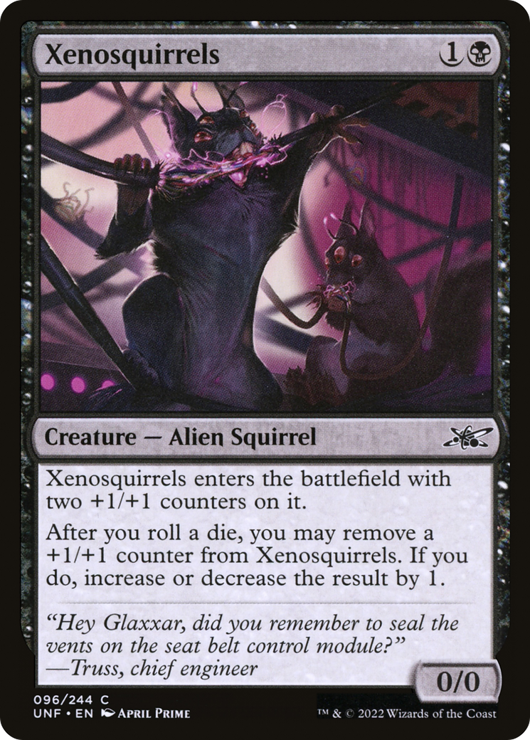 Xenosquirrels (096) Foil - Unfinity