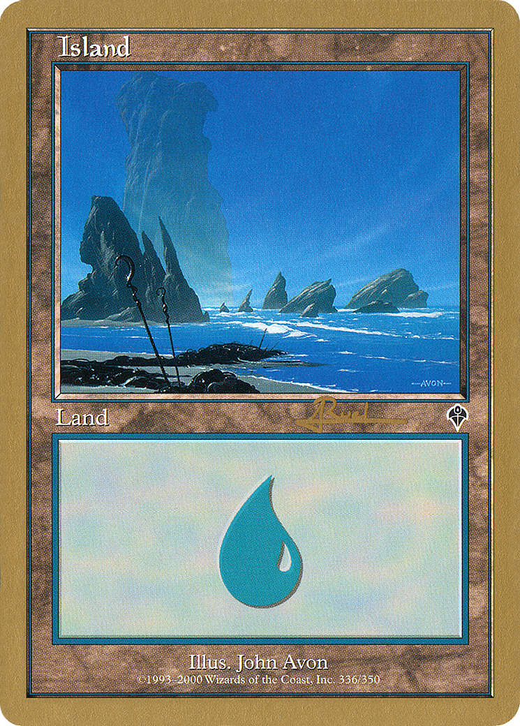 Island (336) - 2001 Antoine Ruel (INV) (Retro) - World Championship Decks 2001