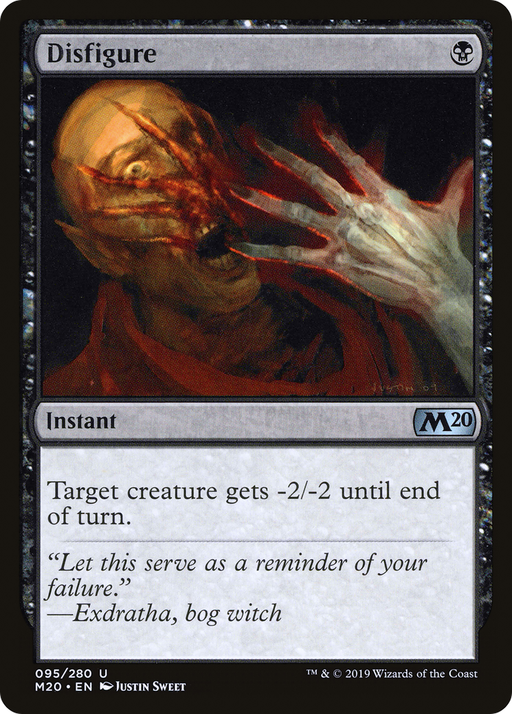 Disfigure (095) Foil - Core Set 2020