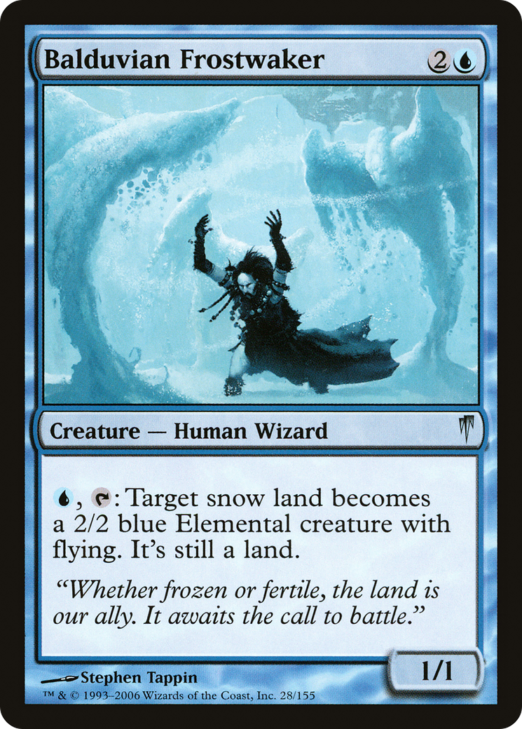 Balduvian Frostwaker (028) - Coldsnap