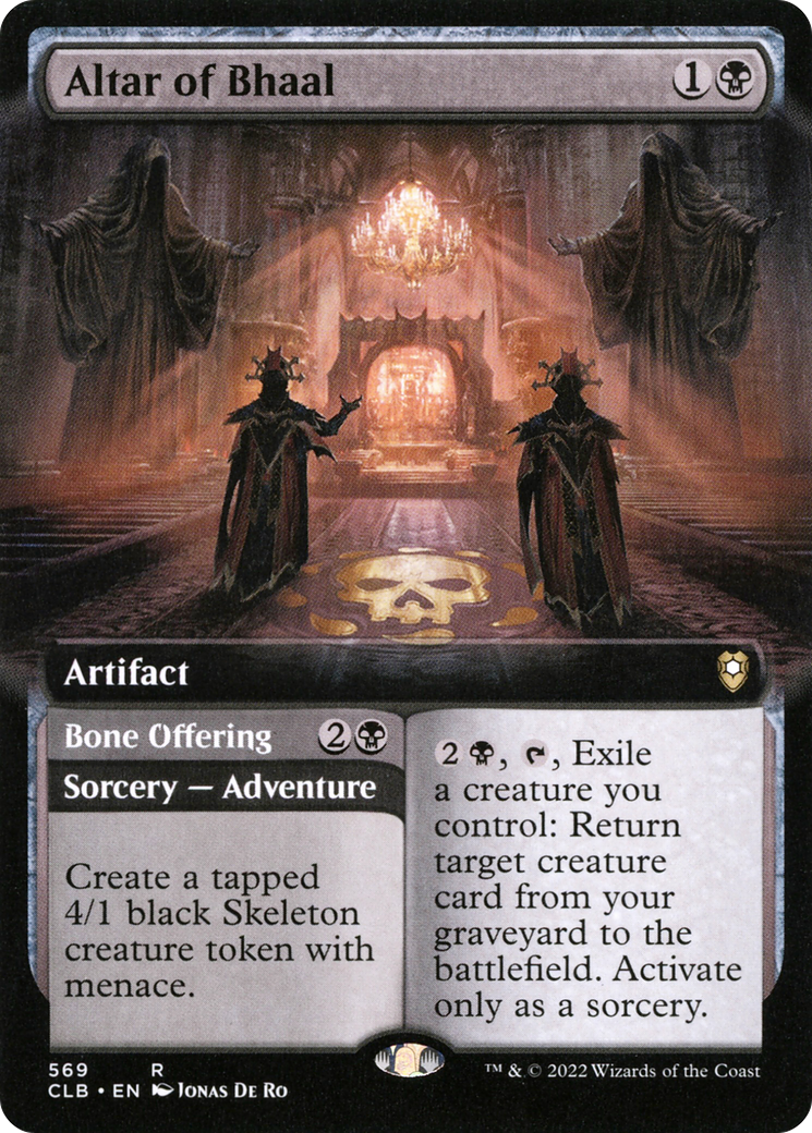 Altar of Bhaal (Extended Art) (569) - Commander Legends: Battle for Baldur's Gate