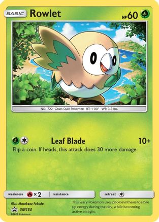 Rowlet - SM153 (SM153) Holofoil - SM Promos