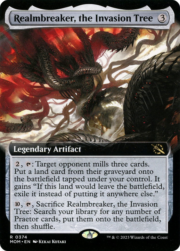 Realmbreaker, the Invasion Tree (Extended Art) (374) - March of the Machine