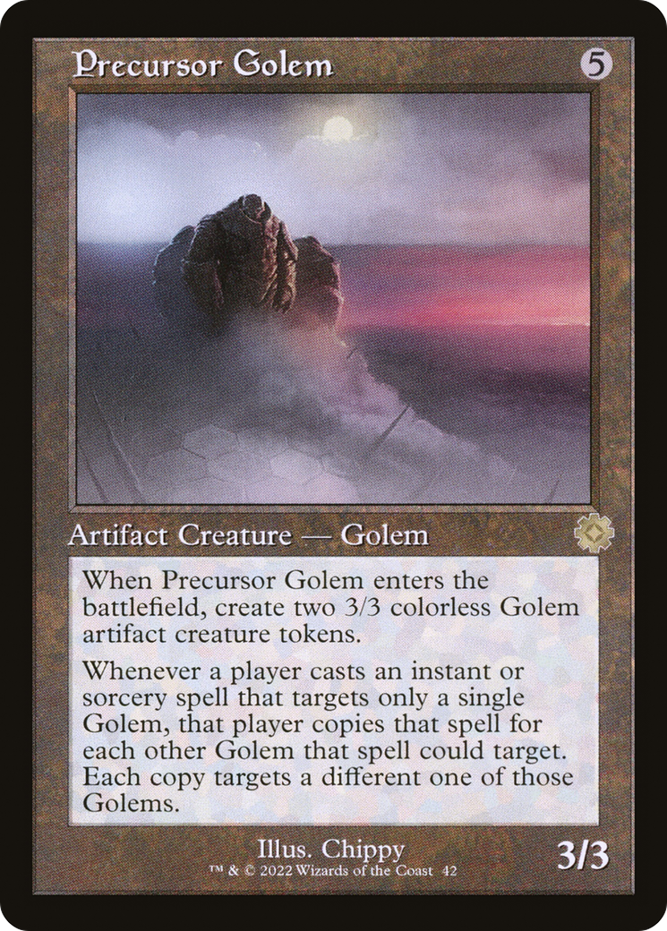 Precursor Golem (Retro) (042) Foil - The Brothers' War Retro Artifacts