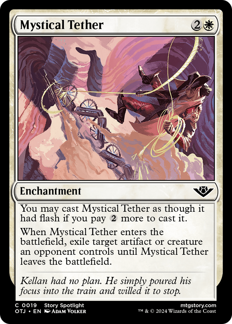 Mystical Tether (019) Foil - Outlaws of Thunder Junction