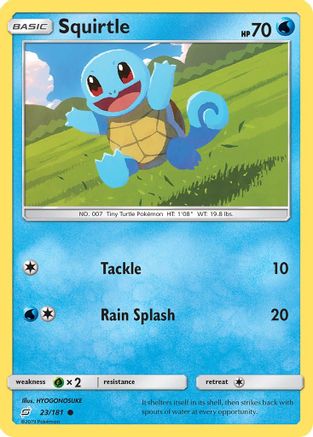 Squirtle (23) Reverse Holofoil - Team Up
