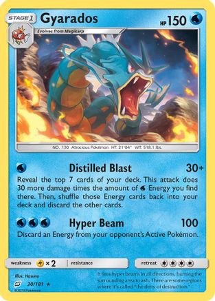 Gyarados (30) Reverse Holofoil - SM Team Up