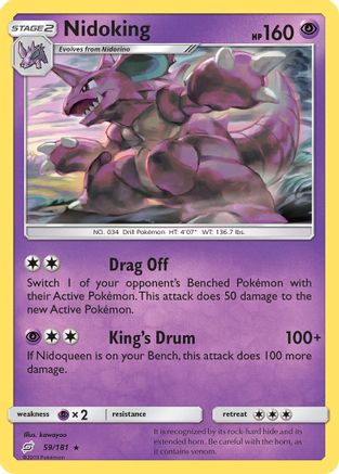 Nidoking (59) Reverse Holofoil - Team Up