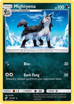 Mightyena (87) Reverse Holofoil - Team Up