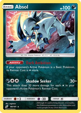 Absol (88) Reverse Holofoil - SM Team Up