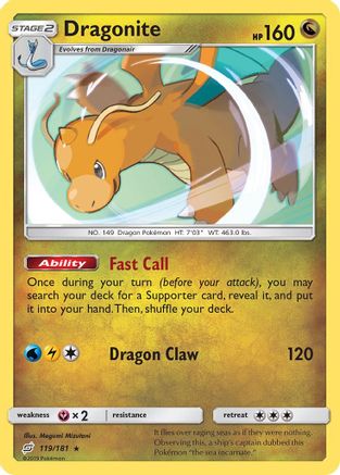 Dragonite (119) Reverse Holofoil - Team Up