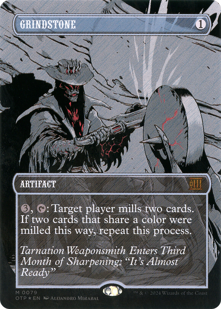 Grindstone (Textured Foil) (079) Foil - Breaking News