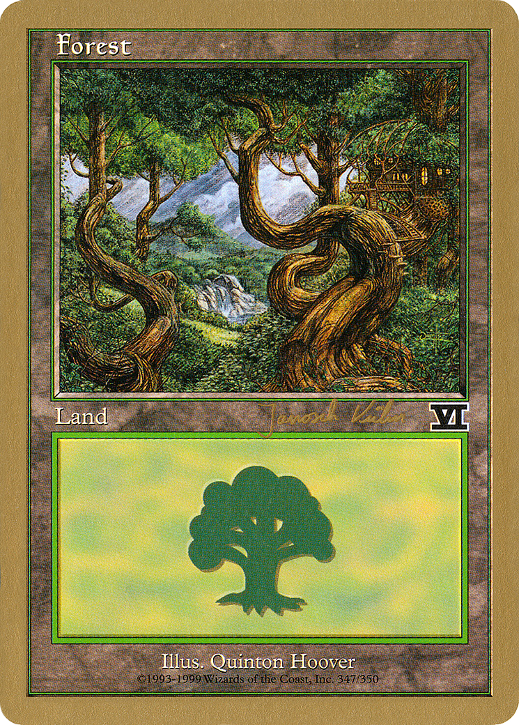 Forest (347) - 2000 Janosch Kuhn (6ED) (Retro) - World Championship Decks 2000