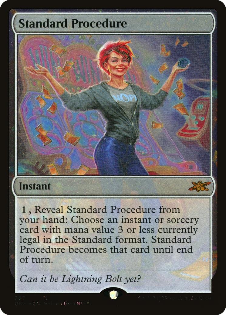 Standard Procedure (Galaxy Foil) (287) Foil - Unfinity