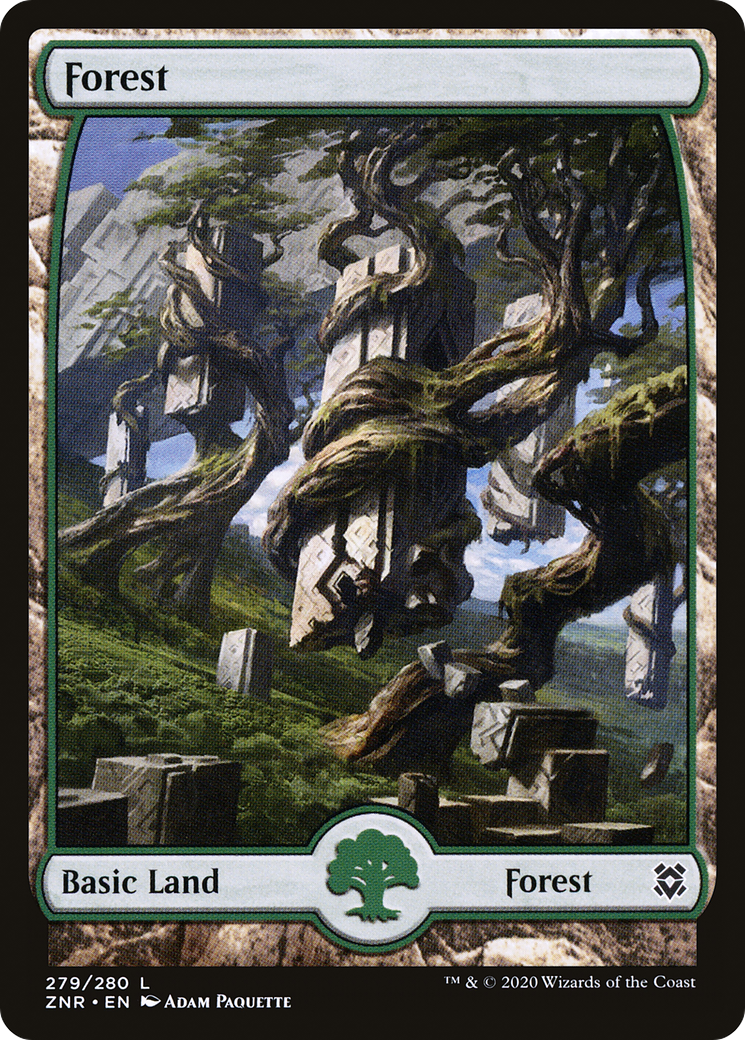 Forest – Full Art (279) - Zendikar Rising