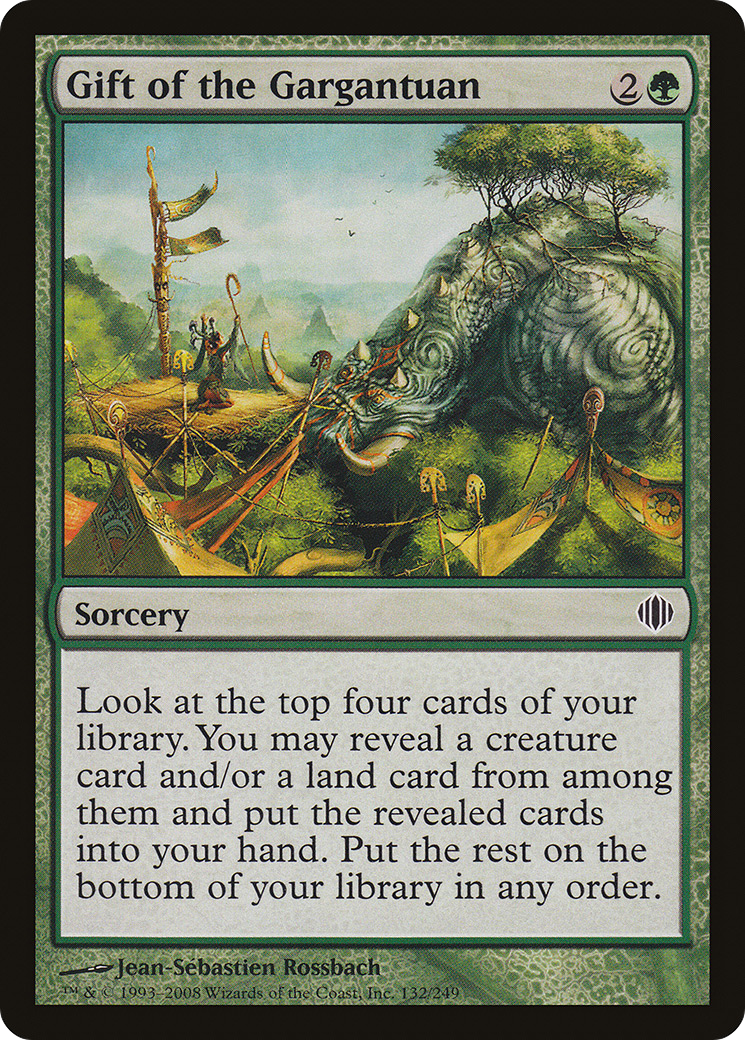 Gift of the Gargantuan (132) Foil - Shards of Alara