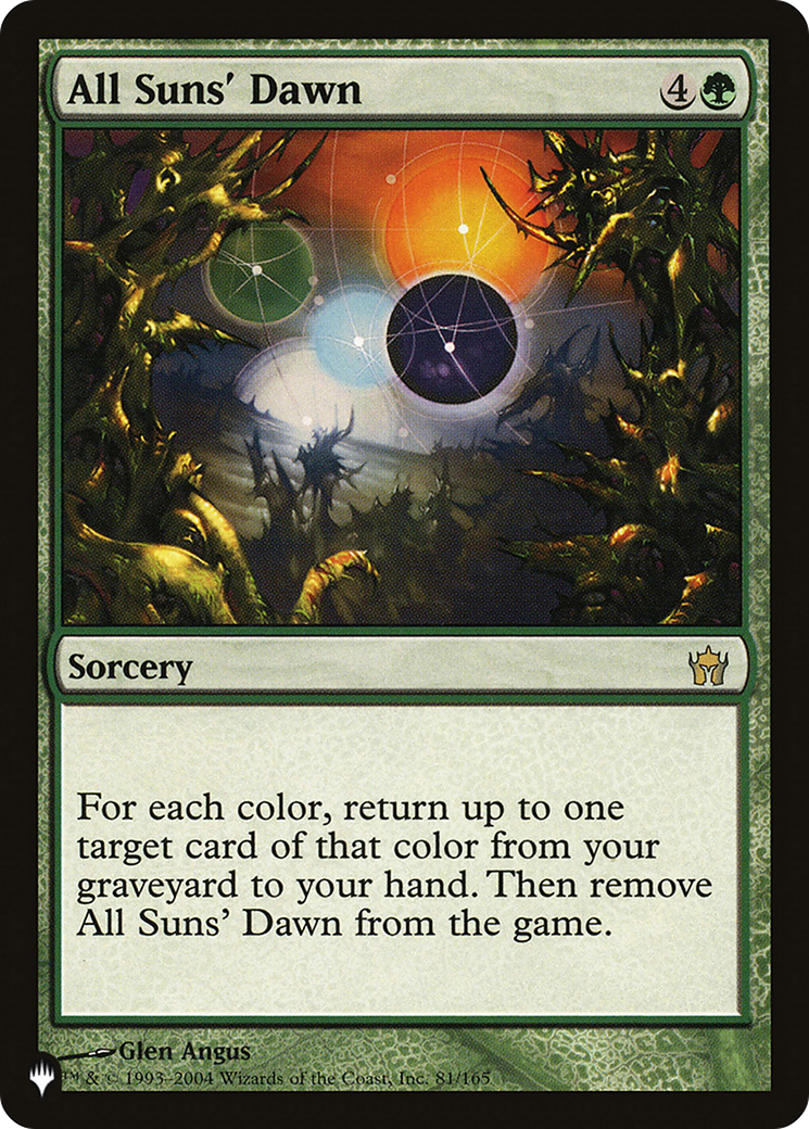All Suns' Dawn (81/165) - The List