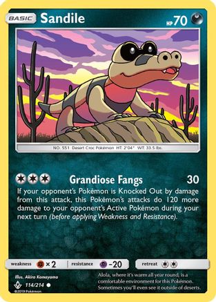 Sandile (114) Reverse Holofoil - Unbroken Bonds