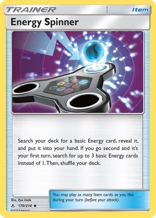 Energy Spinner (170) Reverse Holofoil - Unbroken Bonds
