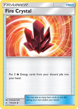 Fire Crystal (173) Reverse Holofoil - Unbroken Bonds