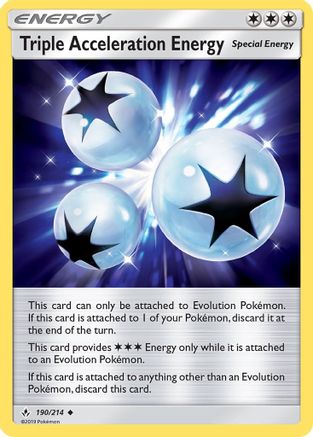 Triple Acceleration Energy (190) Reverse Holofoil - Unbroken Bonds