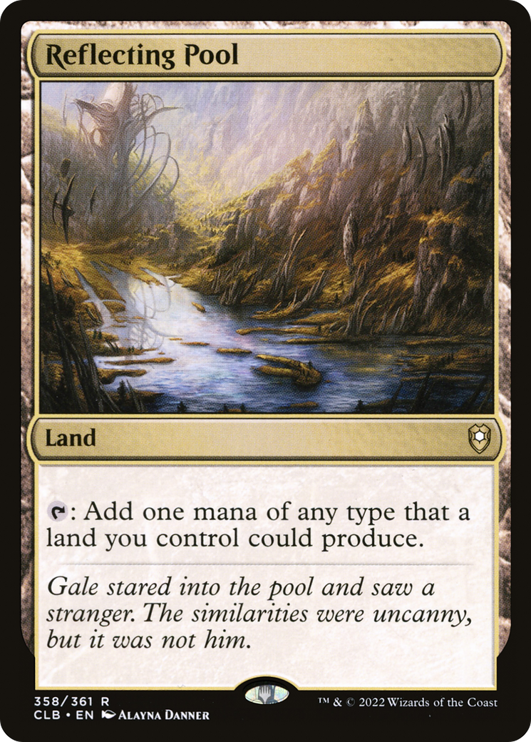 Reflecting Pool (358) Foil - Commander Legends: Battle for Baldur's Gate