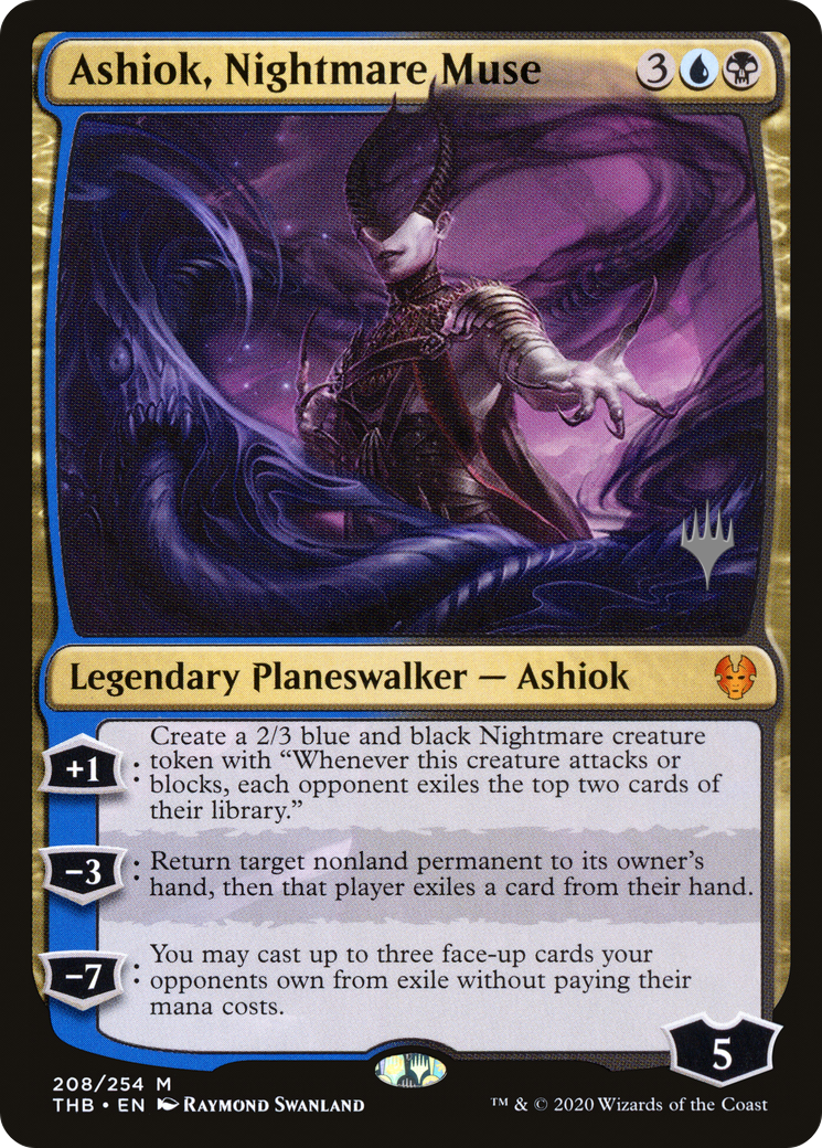 Ashiok, Nightmare Muse (208p) Foil - Theros Beyond Death Promos