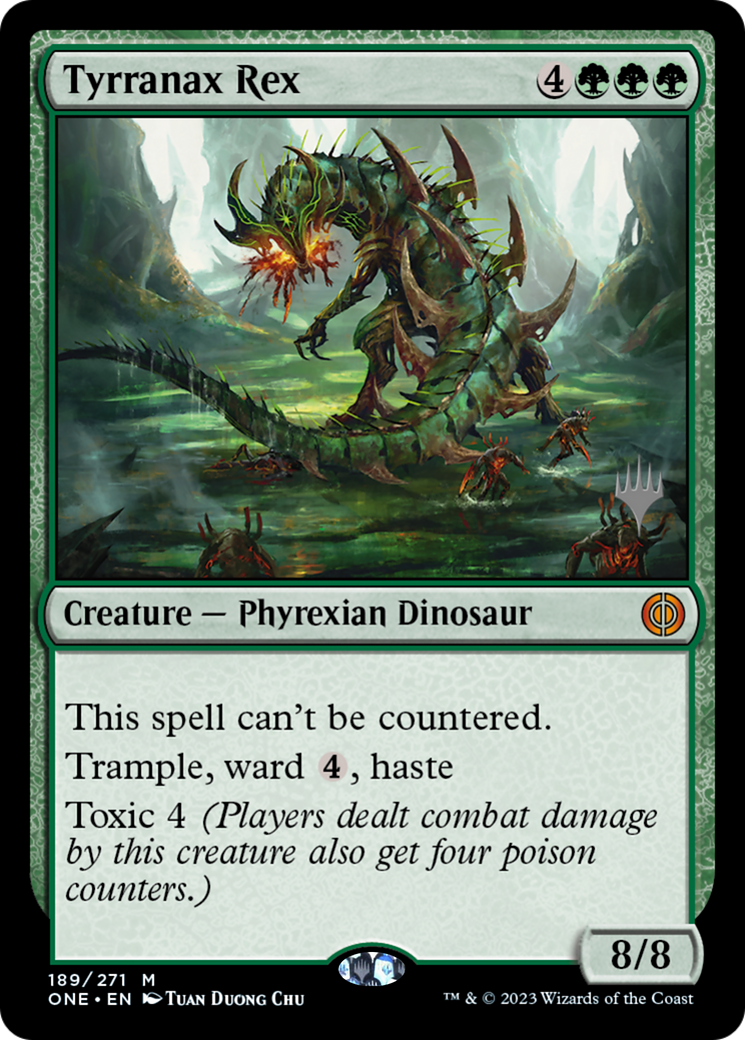 Tyrranax Rex (189p) - Phyrexia: All Will Be One Promos