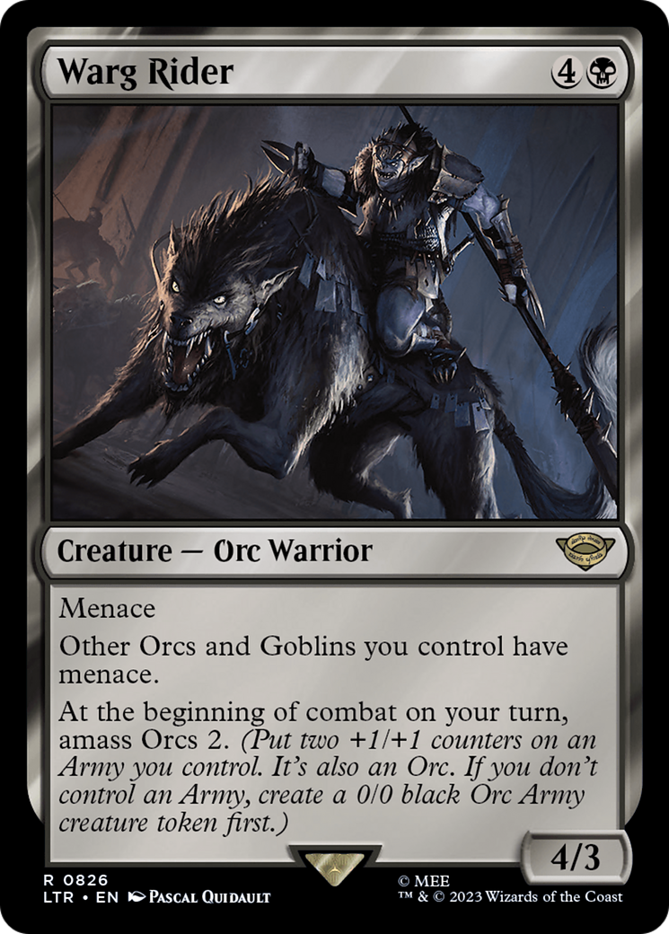 Warg Rider (826) - The Lord of the Rings: Tales of Middle-earth
