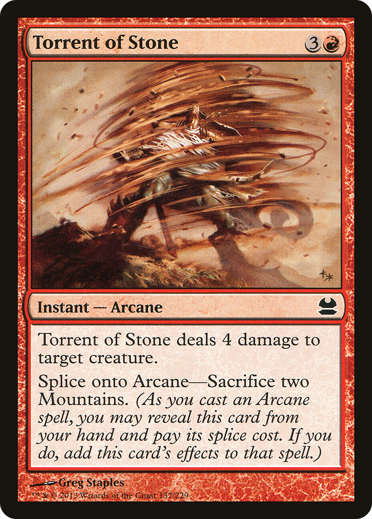 Torrent of Stone (137) Foil - Modern Masters