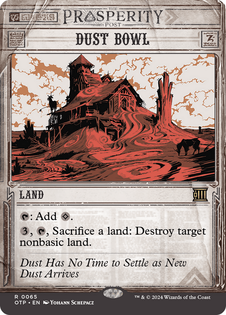 Dust Bowl (Showcase) (065) Foil - Breaking News
