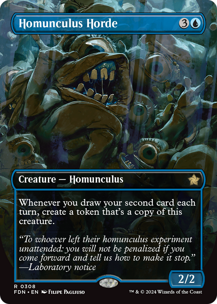 Homunculus Horde (Borderless) (308) - Foundations